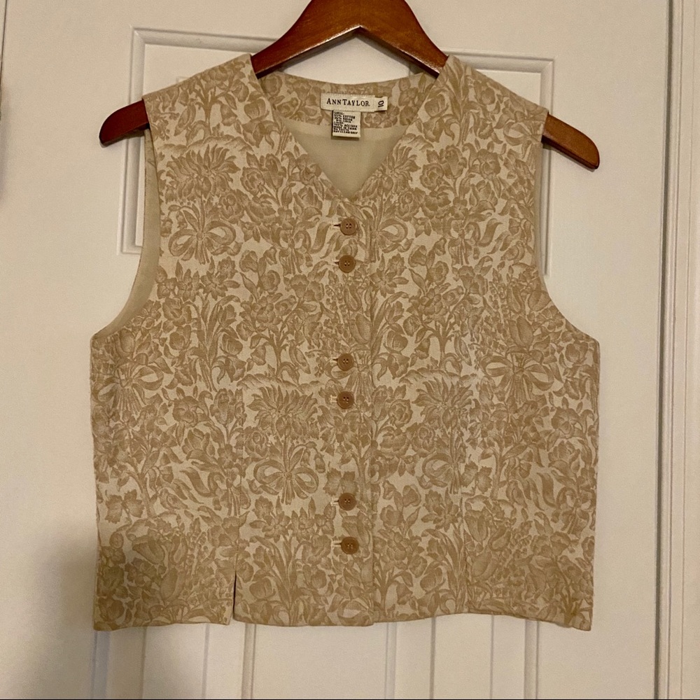 Ann Taylor Gold Vest 💛